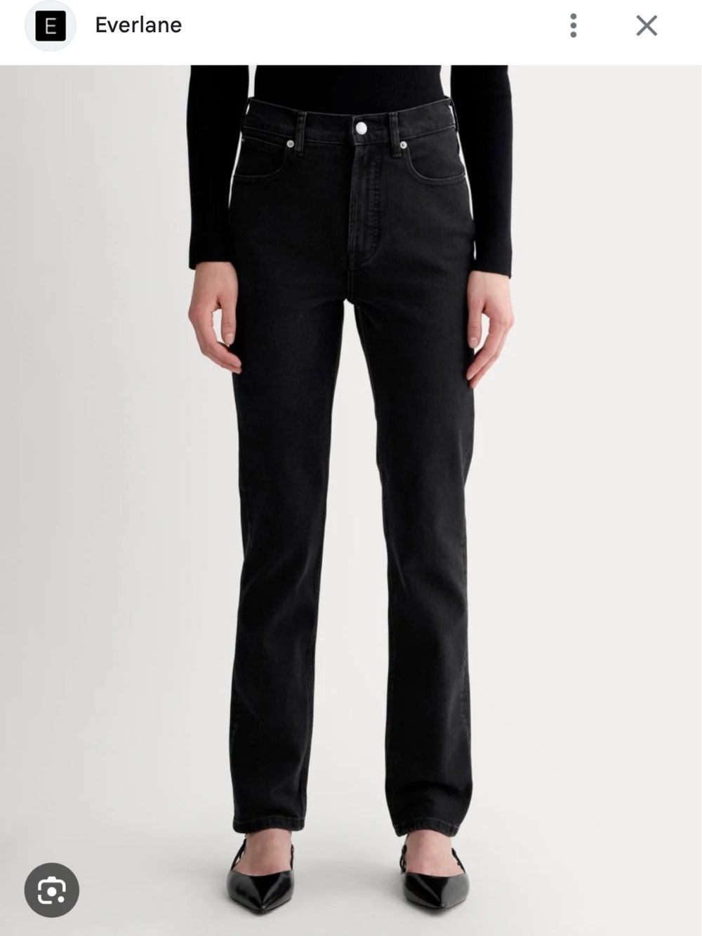 Everlane WayHigh Slim Jeans in Coal- 29.5 inseam